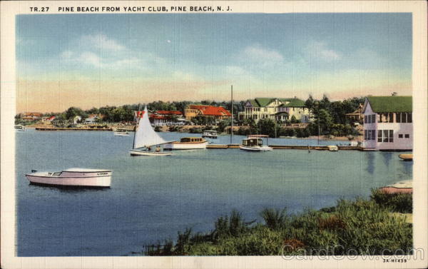 View from Yacht Club Pine Beach New Jersey