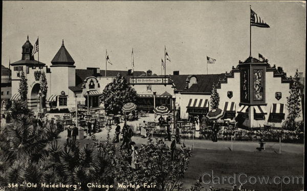 Old Heidelberg, Chicago World's Fair Illinois 1933 Chicago World Fair