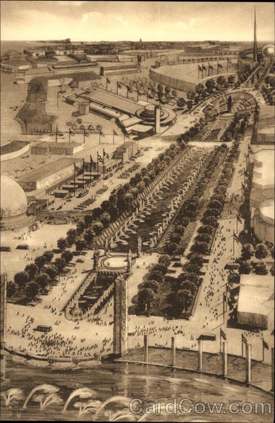 Artist's Conception of Middle Sector of Central Mall New York