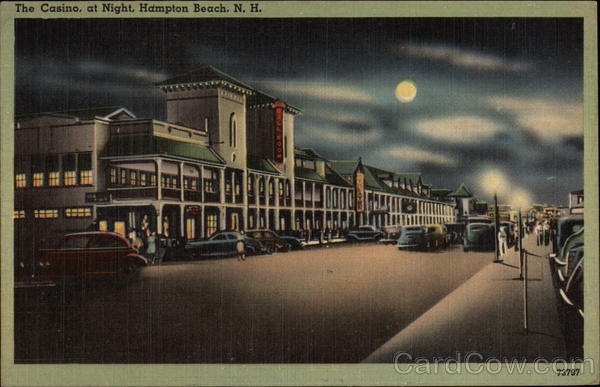 The Casino, at Night Hampton Beach New Hampshire