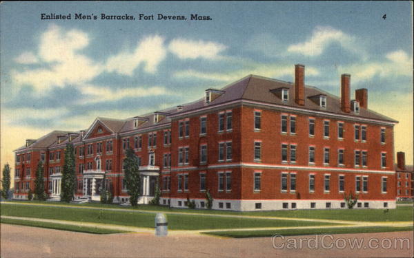 Enlisted Men's Barracks Fort Devens Massachusetts