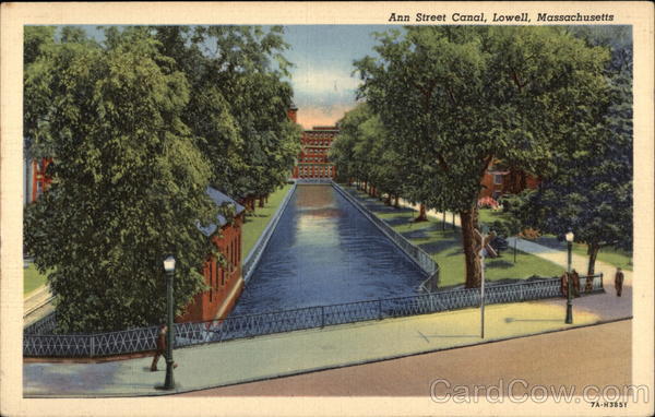 Ann Street Canal Lowell Massachusetts