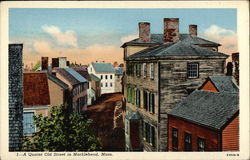 A Quaint Old Street Postcard