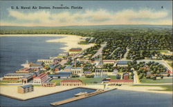 U.S. Naval Air Station Postcard