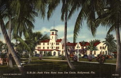 Park View Hotel from The Circle Postcard