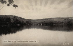 Silver Lake in the Catskill foothills Postcard