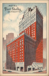 Hotel Fort Shelby Postcard