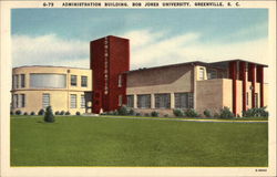 Administration Building, Bob Jones University Greenville, SC Postcard Postcard