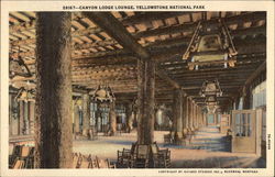 Canyon Lodge Lounge Postcard