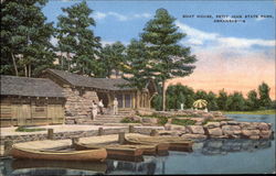 Boat House, Petit Jean State Park Postcard