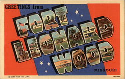 Greetings from Fort Leonard Wood Postcard