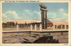 The Rocks, Fort Christiana Park Postcard