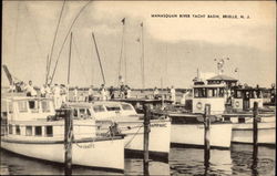 Manasquan River Yacht Basin Brielle, NJ Postcard Postcard