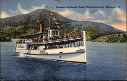 Steamer Anthemis, Lake Memphremagog Newport, VT Postcard Postcard