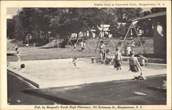 Kiddie Pool at Fairview Park Postcard