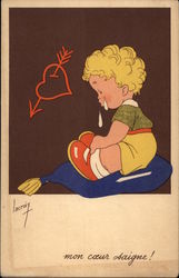 Mon Coeur Saigne! Postcard