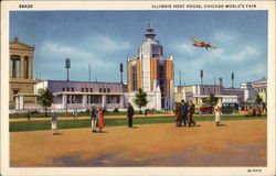 Illinois Host House, Chicago World's Fair Postcard
