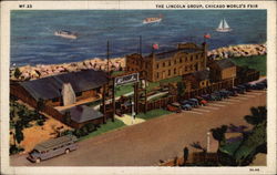 The Lincoln Group Chicago, IL 1933 Chicago World Fair Postcard Postcard