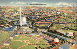 A View of Constitution Mall, New York World's Fair Postcard