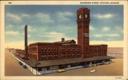 Dearborn Street Station Chicago, IL Postcard Postcard