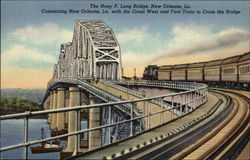 The Huey P. Long Bridge Postcard