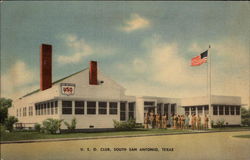 USO Club Postcard