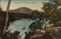 Hessian Lake, Bear Mountain Park Highlands, NY Postcard Postcard