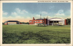 Des Moines Municipal Airport Postcard