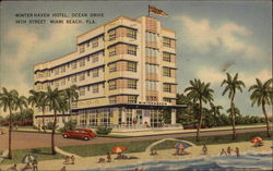 Winter Haven Hotel Postcard