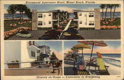 Binimwood Apartment Hotel Postcard