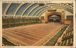 Largest Convention Hall an dTheatre in the World Postcard
