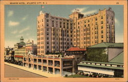 Seaside Hotel Postcard