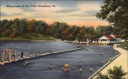 Wilcox Lake in Lee Park Postcard