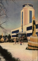 Christmas at The Calant BUilding Postcard