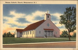 Roman Catholic Church Misquamicut, RI Postcard Postcard