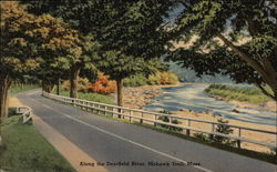 Along the Deerfield River - Mohawk Trail Postcard