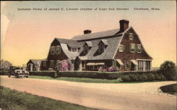 Summer Home of Joseph C. Lincoln (Author of Cape Cod Stories) Postcard