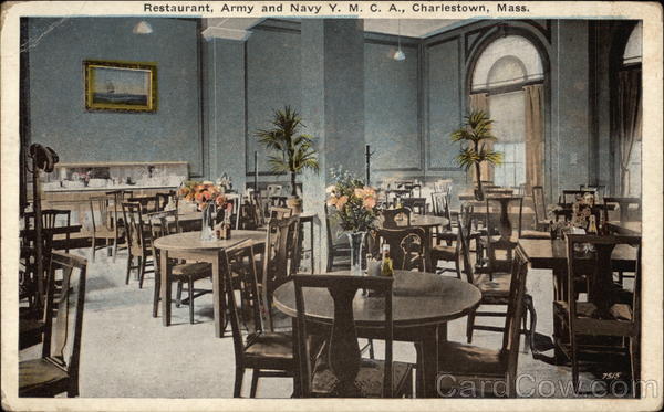 Restaurant, Army and Navy Y.M.C.A Charlestown Massachusetts