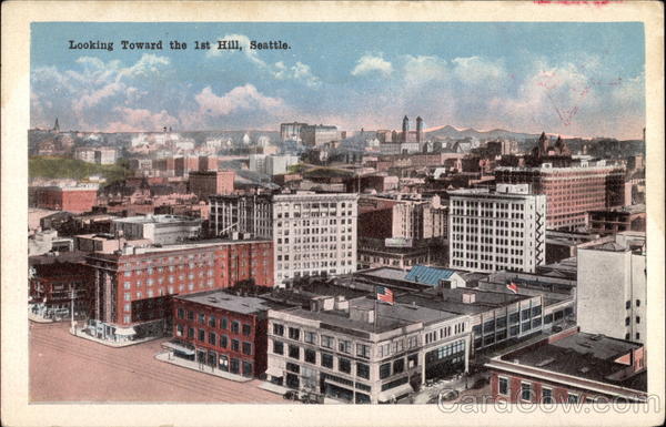 Looking Toward the 1st Hill Seattle Washington