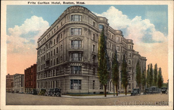 Fritz Carlton Hotel Boston Massachusetts