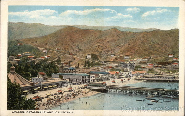View of Avalon Santa Catalina Island California