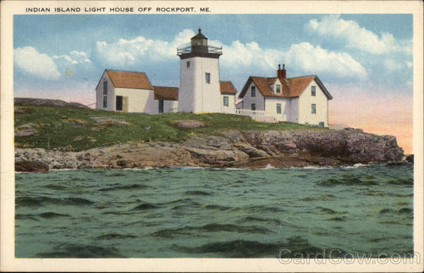 Indian Island Light House Rockport Maine