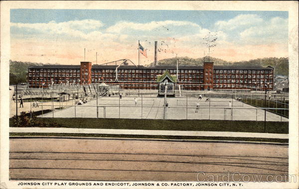Johnson City Play Grounds & Endicott, Johnson & Co. Factory New York