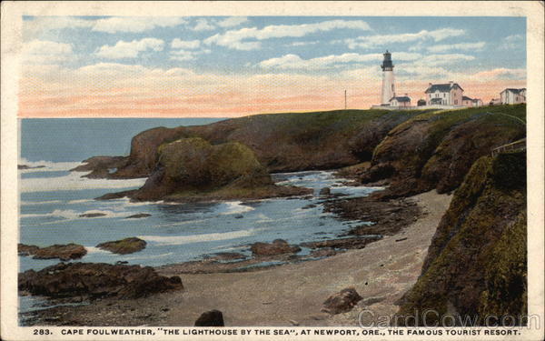 Cape Foulweather - The Lighthouse by the Sea Newport Oregon