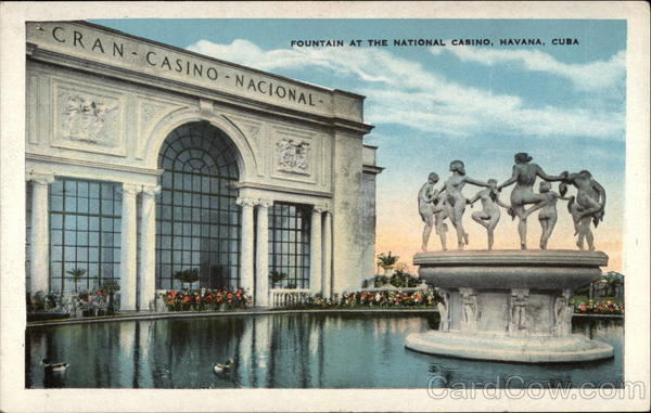 Fountain at the National Casino Havana Cuba