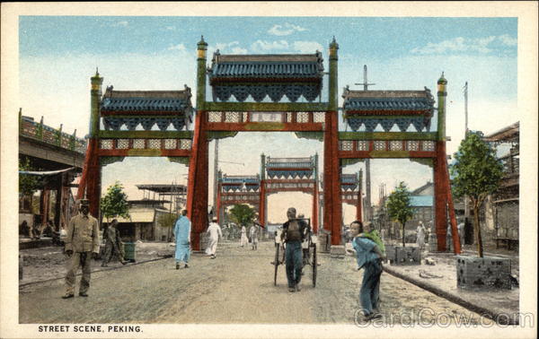 Street Scene Peking China