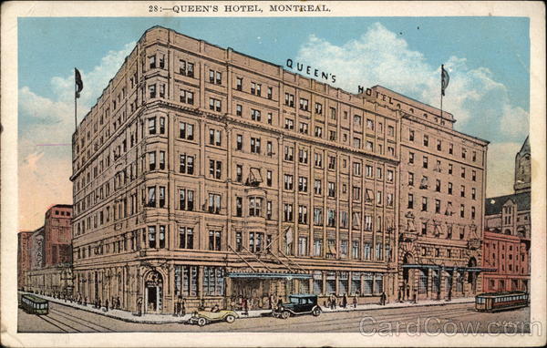 Queen's Hotel Montreal QC Canada Quebec