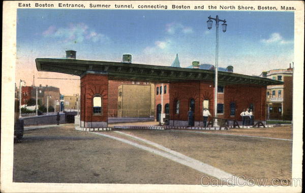 East Boston Entrance, Sumner Tunnel Massachusetts