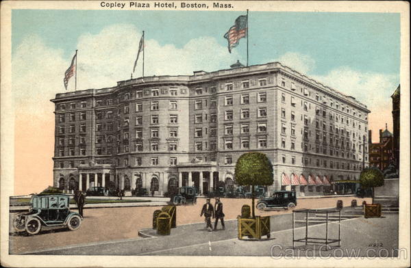 Copley Plaza Hotel Boston Massachusetts