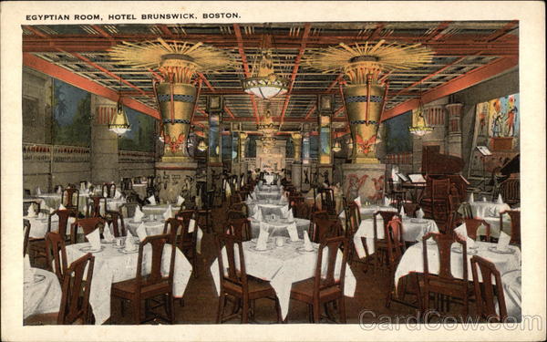 Egyptian Room, Hotel Brunswick Boston Massachusetts